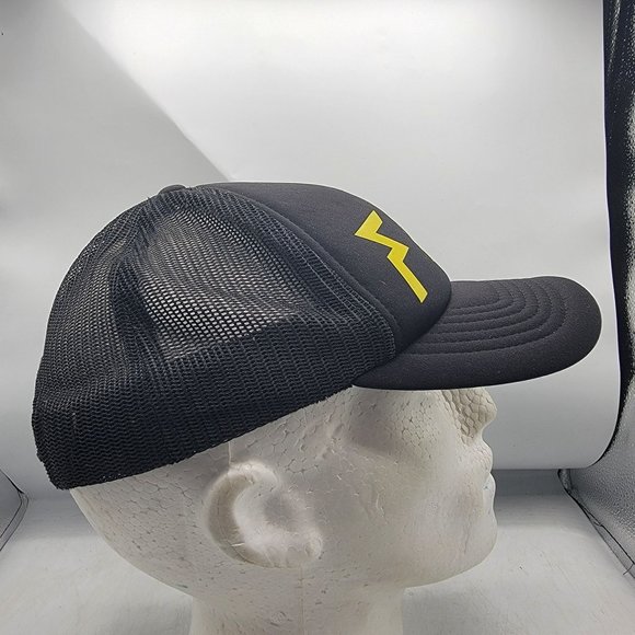 Fox Racing Black Yellow Trucker Hat Mesh Back Adjustable Casual Comfort 19616 - Picture 4 of 10